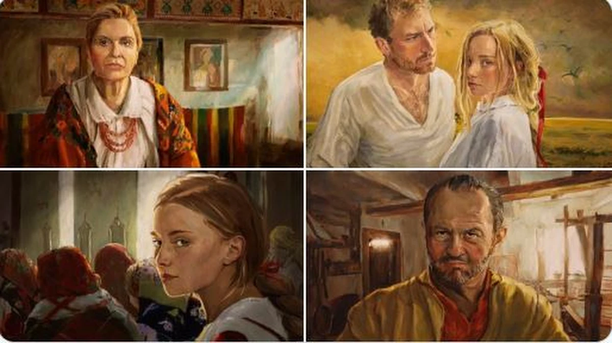 Na tle zmieniających się pór roku i sezonowych prac polowych rozgrywają się losy rodziny Borynów i pięknej, tajemniczej Jagny - piszą twórcy "Chłopów", powstałych na podstawie powieści Reymonta. Animowany film inspirowany jest sztuką Młodej Polski. 