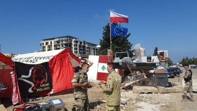 Polscy strażacy w Bejrucie dostali strefę działań. "Tereny gruzowiskowe"