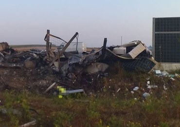 Makabryczny wypadek koło Lublina. Znaleziono zwęglone zwłoki kierowcy