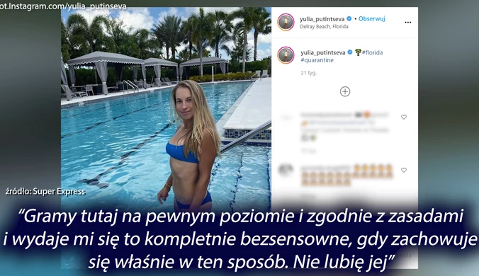 Julia Putincewa zachwyca kibiców i irytuje rywalki. "Nie lubię jej". Wideo