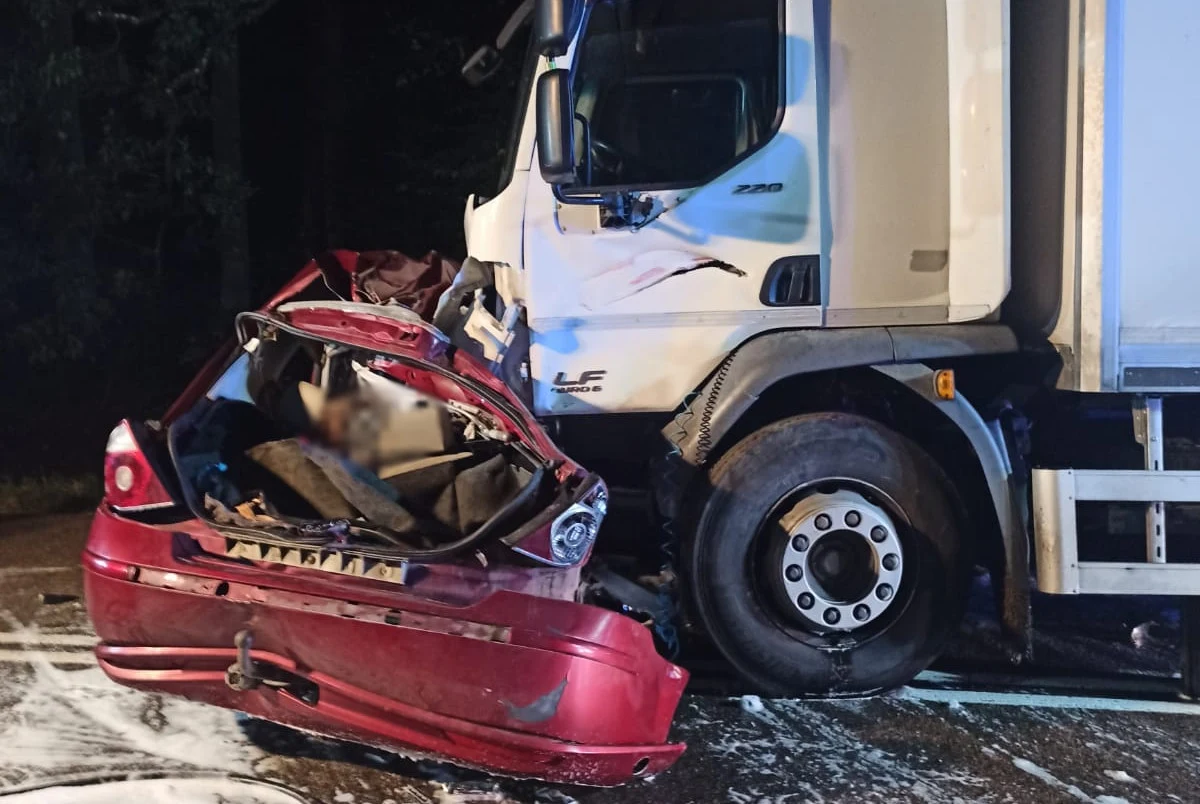 Trzech mężczyzn zginęło w wypadku, do którego doszło w nocy w miejscowości Sarnia Góra w powiecie działdowskim w woj. warmińsko-mazurskim. Auto osobowe zderzyło się tam z ciężarówką.