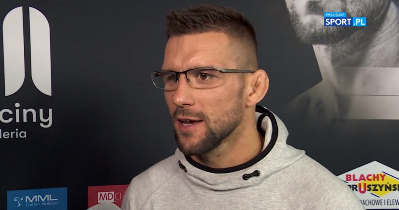 Gamrot przyznał się do tego przed kamerami. Tuż przed walką w UFC