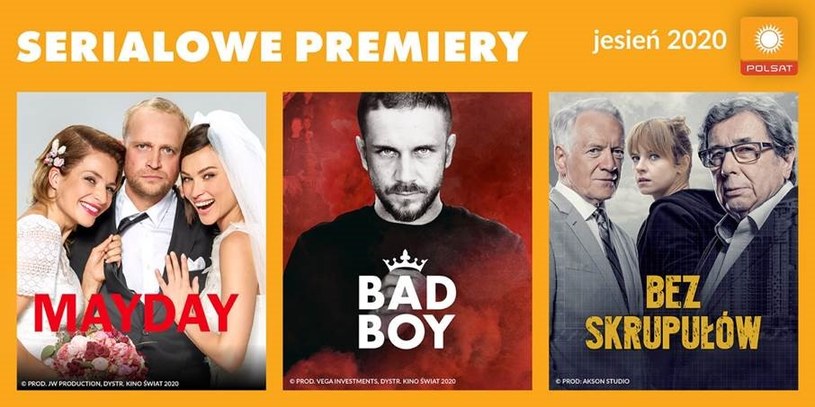 Prosto z kina na szklany ekran! Widzowie Polsatu już tej jesieni zobaczą trzy seriale, nakręcone na podstawie kinowych hitów: "Mayday", "Bad Boy" oraz "Solid Gold".