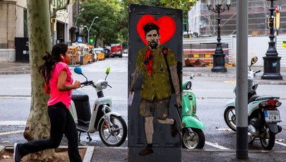 Messi jako Che Guevara. Kontrowersyjne graffiti w centrum Barcelony