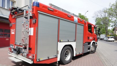 Kraków: Wypadek z udziałem wozu strażackiego. Ranny 11-latek