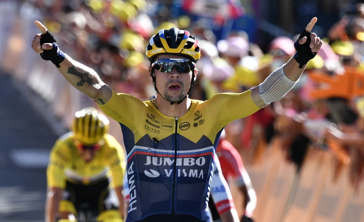 Słoweniec Primoz Roglic z ekipy Jumbo-Visma wygrał w Orcieres-Merlette w Alpach czwarty etap wyścigu kolarskiego Tour de France. Żółtą koszulkę lidera zachował piąty na mecie Francuz Julian Alaphilippe (Deceuninck-Quick Step).