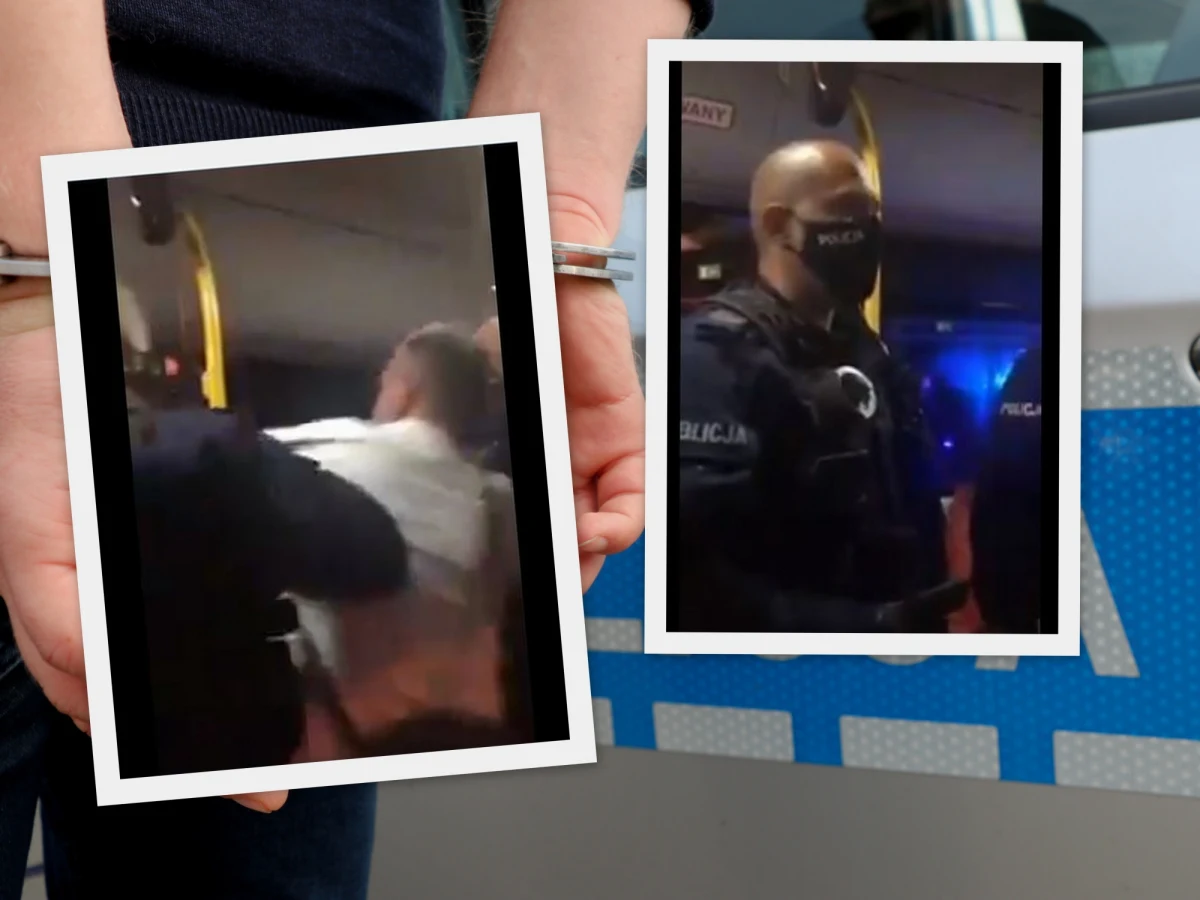 Był poszukiwany, znajdował się pod wpływem alkoholu i znieważył funkcjonariuszy – poinformowała policja, odnosząc się do zatrzymania mężczyzny w autobusie miejskim w Jeleniej Górze. Do zdarzenia doszło na oczach płaczących dzieci mężczyzny. Film przedstawiający fragment interwencji trafił do sieci.