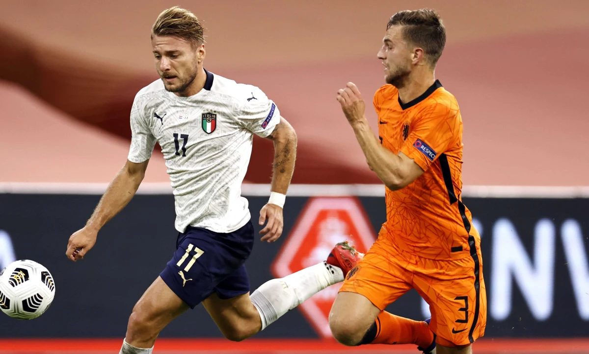 Holandia przegrała w Amsterdamie z Włochami 0:1 (0:1) w meczu grupy 1 Dywizji A piłkarskiej Ligi Narodów. Drużyna Italii z czterema punktami prowadzi w tabeli po dwóch kolejkach spotkań. W tej samej grupie Polska pokonała w Zenicy Bośnię i Hercegowinę 2:1.