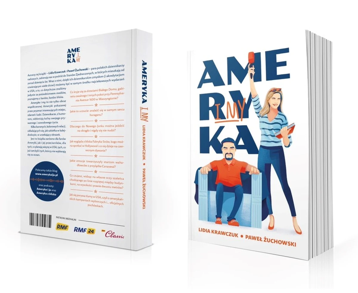 Dziś rusza przedsprzedaż książki "Ameryka i my" autorstwa Pawła Żuchowskiego korespondenta RMF FM w Waszyngtonie i jego żony Lidii Krawczuk dziennikarski RMF Classic w USA. Premiera książki 16 września. 