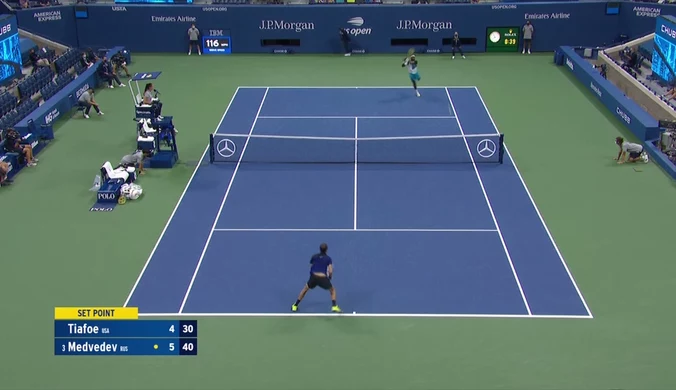 US Open. Miedwiediew gładko awansował do ćwierćfinału. Czeka na niego jego rodak. Wideo