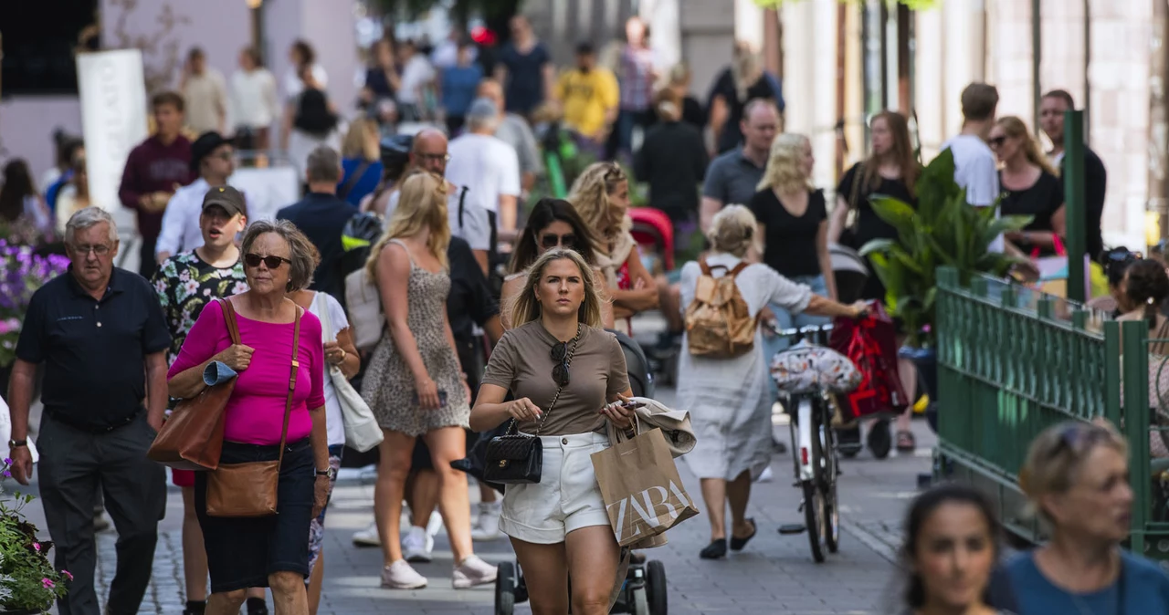 Na zdjęciu ulica w Sztokholmie