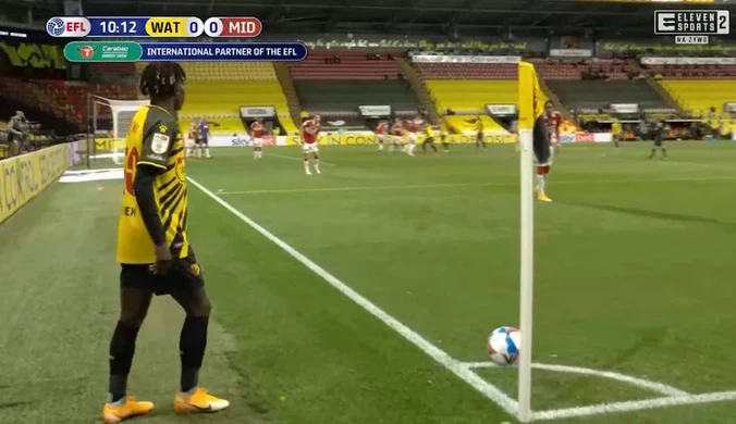 Championship. Watford - Middlesbrough 1-0 - skrót (ZDJĘCIA ELEVEN SPORTS). WIDEO