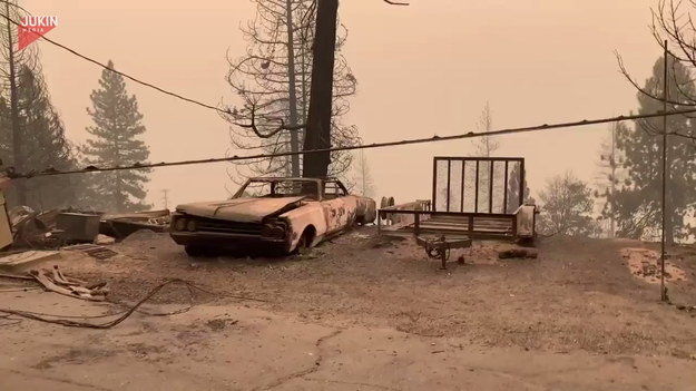 W ostatnim czasie dochodzą do nas relacje z Kalifornii, przez którą przetacza się fala pożarów. Płoną nie tylko lasy, ale i miasteczka. Zobaczcie, jak wygląda takie miejsce po przejściu żywiołu. 