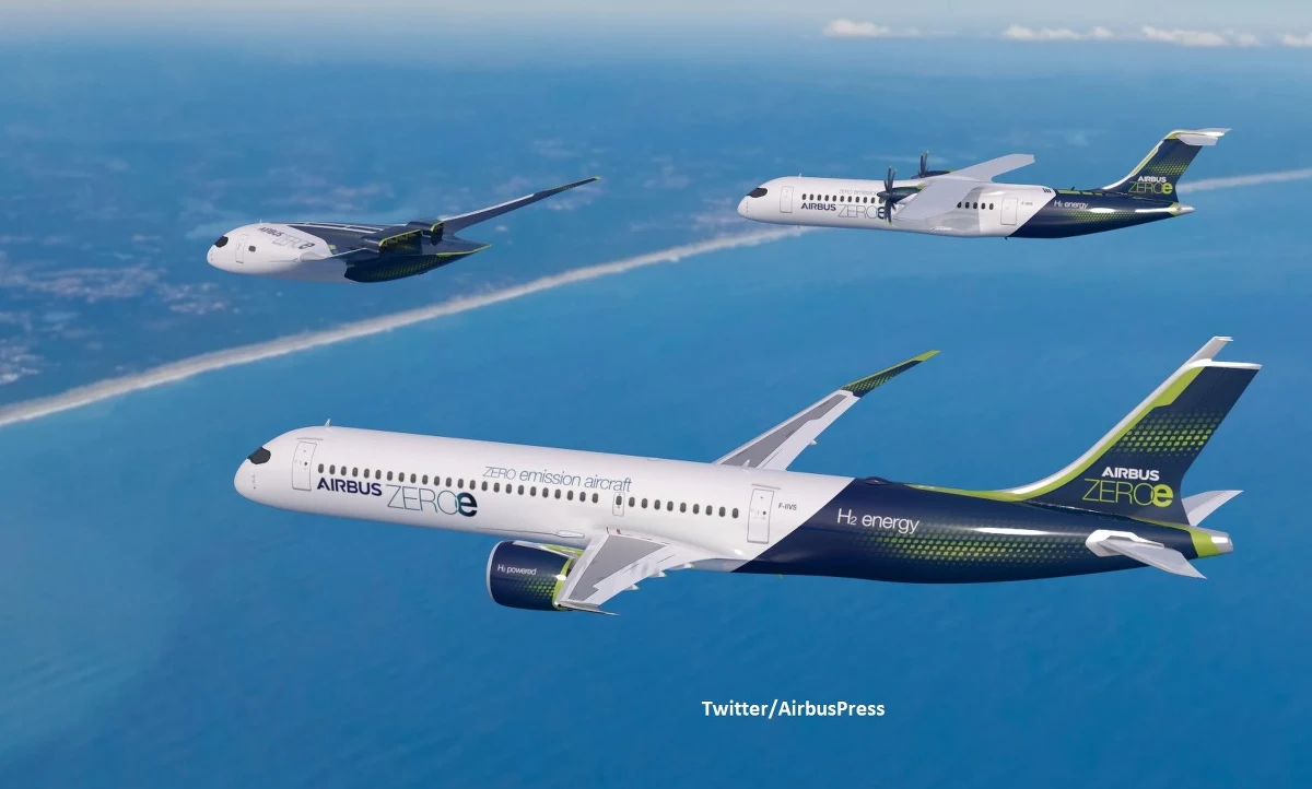 Koncern Airbus chce jako pierwszy z branży lotniczej wprowadzić do użytku samolot wodorowy. Francuskie media opisują we wtorek trzy projekty samolotów koncernu pod hasłem ZEROe („e” od „emisji zanieczyszczeń”). Samolot ma powstać do 2035 roku.