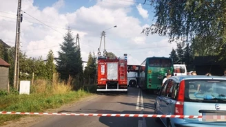 Śląskie: Zderzenie szkolnych autobusów. Ranne dzieci