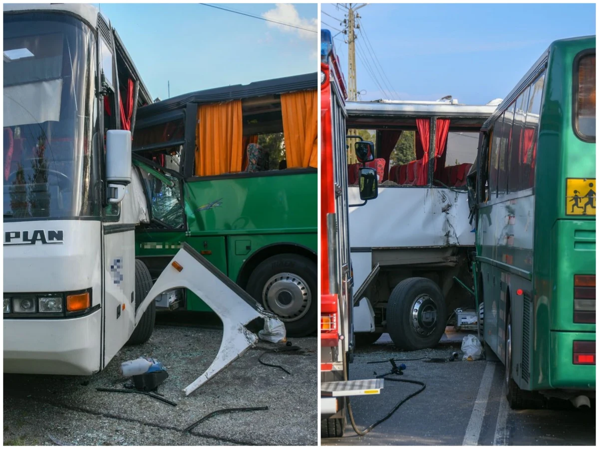 Do zderzenia dwóch autobusów szkolnych i osobówki doszło na skrzyżowaniu ulic Tysiąclecia (to droga wojewódzka nr 494) i Górniczej w miejscowości Panki w województwie śląskim. Rannych jest 7 osób - to czworo dzieci, dwóch kierowców i jeden opiekun. Najciężej poszkodowany został jeden z kierowców.