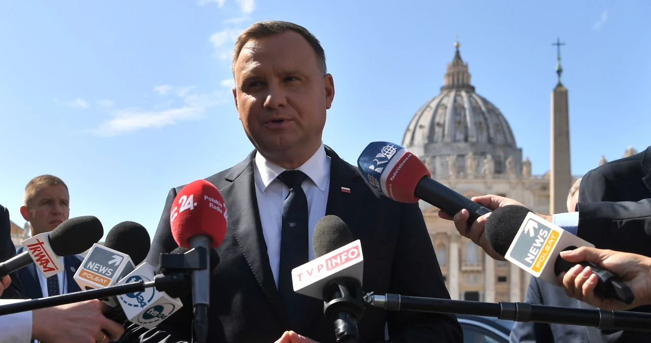 Andrzej Duda we Włoszech