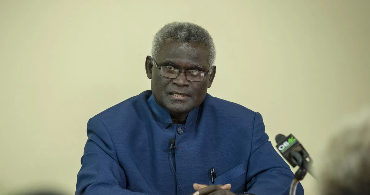 Premier Manasseh Sogavare