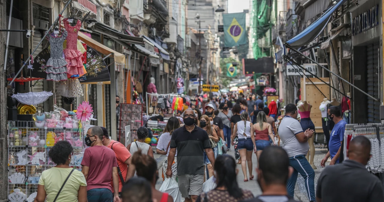 Ulice Rio de Janeiro w czasie epidemii