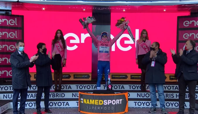 Giro d'Italia. Ruben Guerreiro zwycięzcą dziewiątego etapu. Wideo