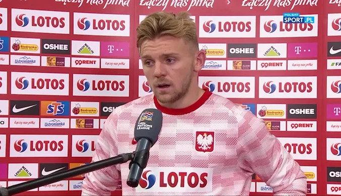 Polska - Włochy 0-0. Kamil Jóźwiak: Staramy się wymieniać pozycjami, by nie być czytelnym dla przeciwnika (POLSAT SPORT). Wideo