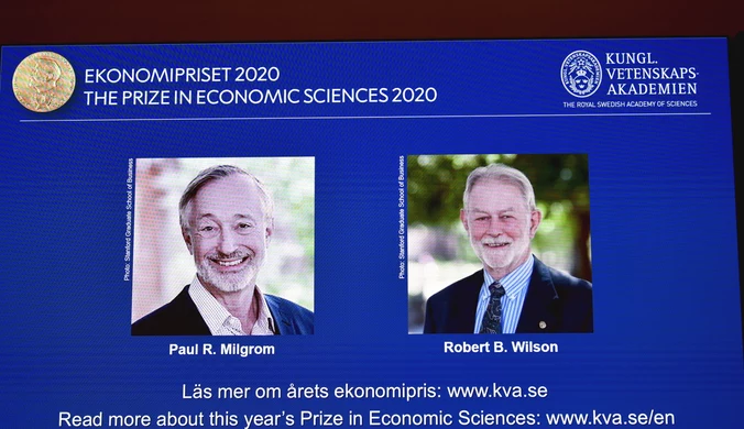 Paul Milgrom i Robert Wilson laureatami Nagrody Nobla w dziedzinie ekonomii