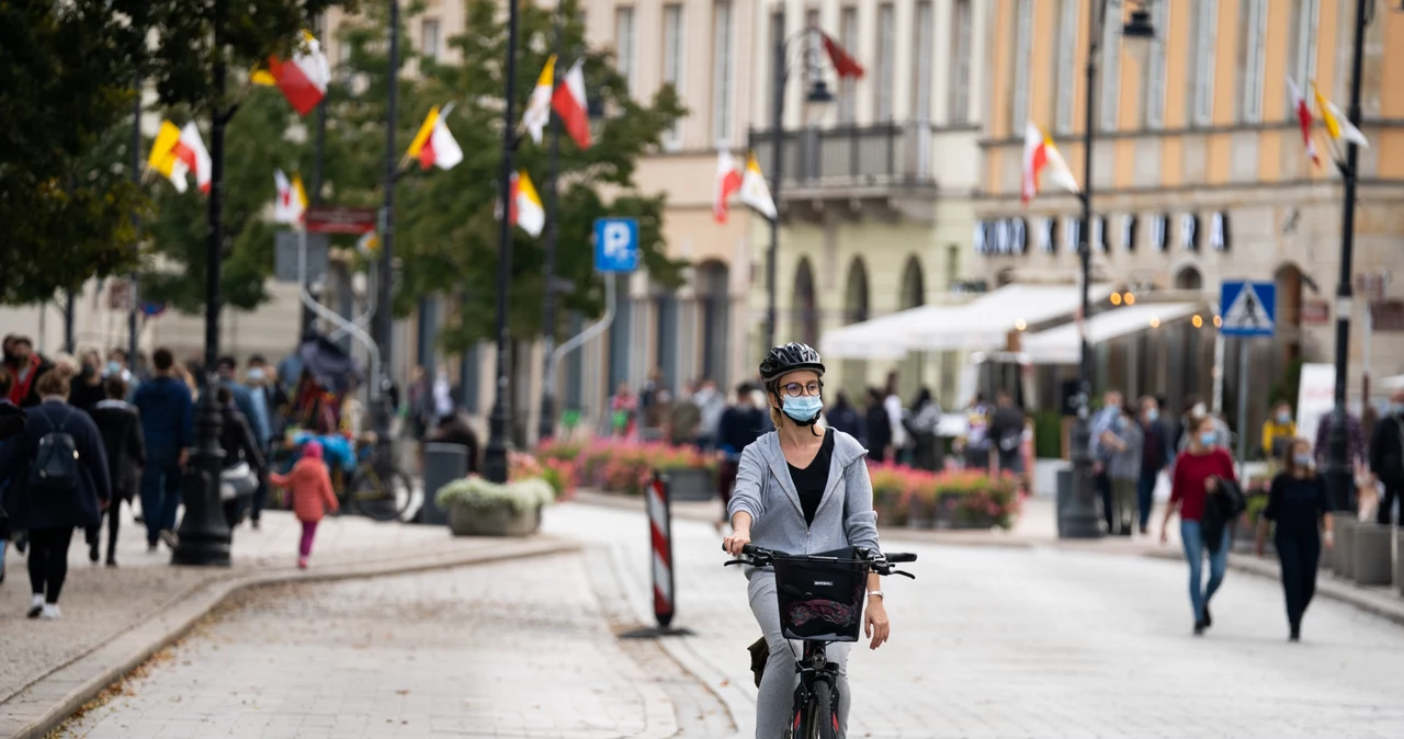 Ulice Warszawy w czasie epidemii