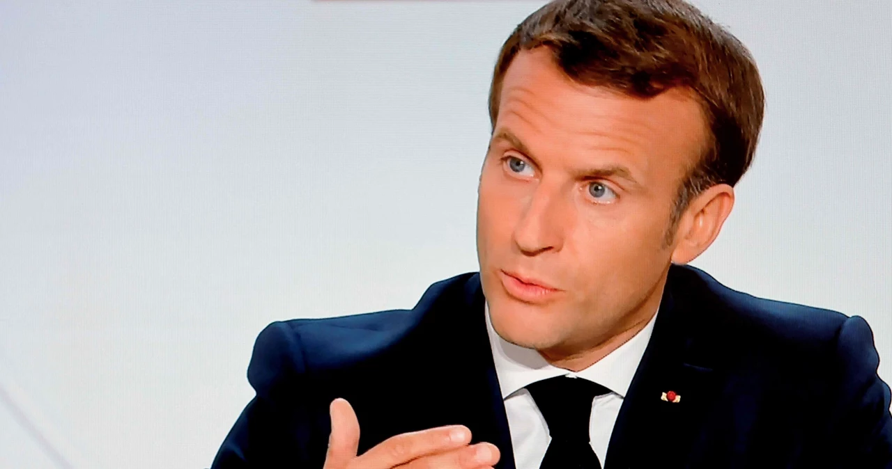 Prezydent Francji Emmanuel Macron