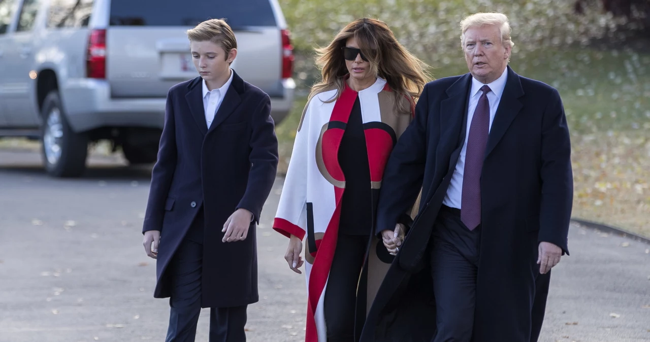 14-letni Barron Trump to najmłodszy syn prezydenta Stanów Zjednoczonych