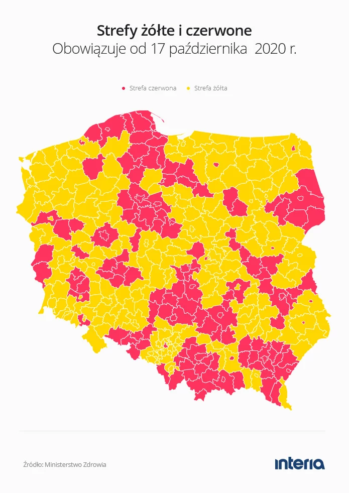 Nowy podział na strefy obowiązuje od 17 października 