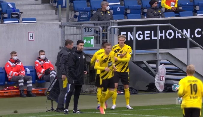 Hoffenheim - Borussia Dortmund 0-1 w 4. kolejce Bundesligi. Wideo