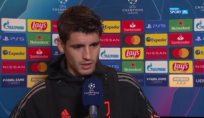 Liga Mistrzów. Alvaro Morata: Murawa nie może być wymówką, bo jesteśmy piłkarzami Juventusu. Wideo