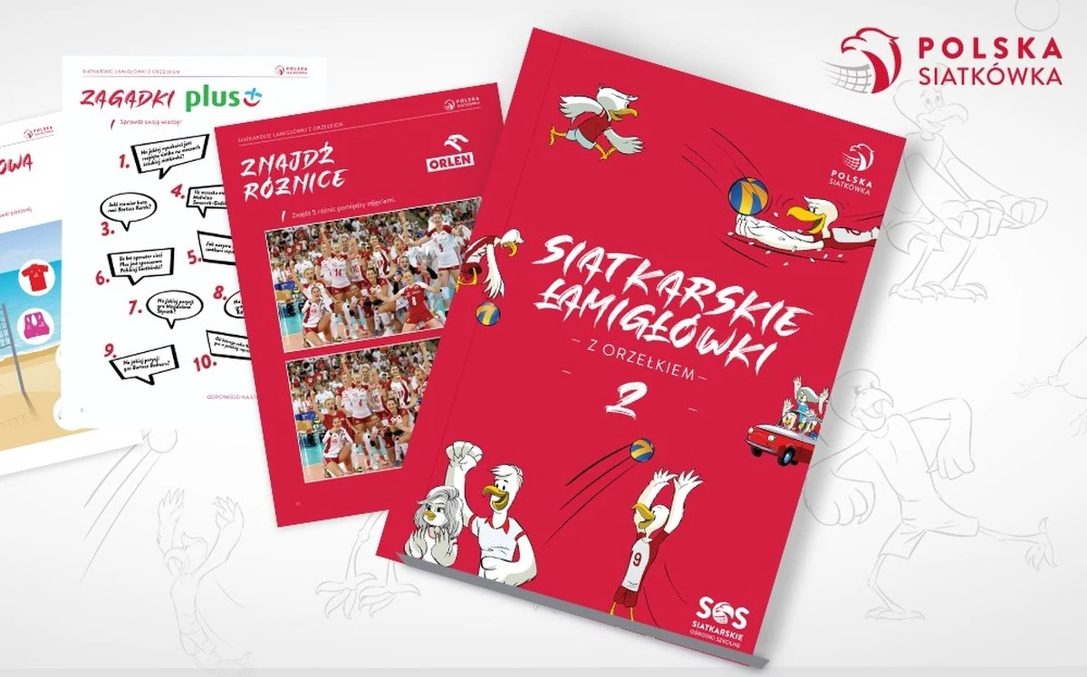 Już teraz zachęcamy do pobrania drugiej części Siatkarskich Łamigłówek z Orzełkiem - zbioru siatkarskich zabaw skierowanych do najmłodszych Kibiców!​W kolejnej edycji można znaleźć nie tylko nowy zestaw zagadek dla dzieci czy kolorowanki i zagadki od naszych Sponsorów, ale również Siatkarskie Domino do samodzielnego wydruku i wspólnej zabawy z rodziną.

