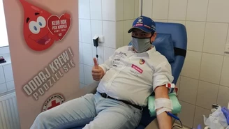 Hokej. Zawodnicy Podhala Nowy Targ oddali krew dla chorych na koronawirusa. Galeria