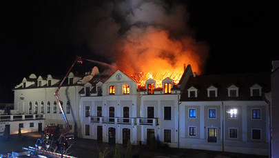 Pożar Domu Pielgrzyma przy sanktuarium w Kodniu