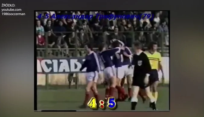 Rumunia - Jugosławia 4-6 w el. MŚ w 1977 roku. Wideo