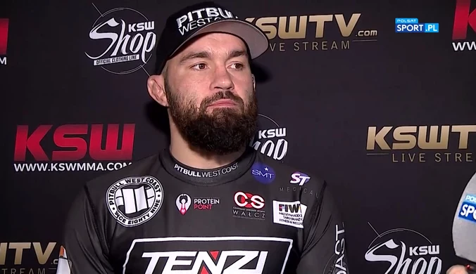 KSW 56. Michał Materla o szacunku do rywala: W moim kodeksie wojownika tak to powinno wyglądać (POLSAT SPORT). WIDEO