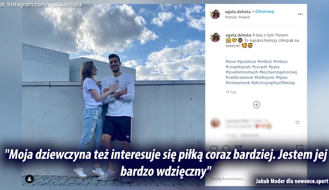 Agata Dębska wspiera Jakuba Modera. "Jestem jej bardzo wdzięczny". Wideo