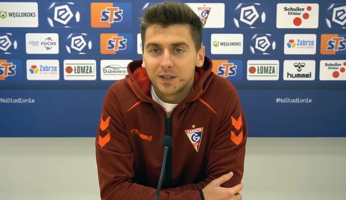 Górnik Zabrze. Bartosz Nowak: To nie będzie łatwy mecz. Wideo  