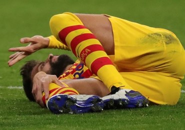 Gerard Pique doznał kontuzji kolana