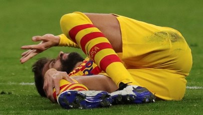 Gerard Pique doznał kontuzji kolana