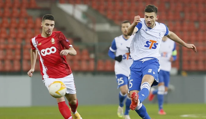 Standard Liege - Lech Poznań 2-1 w meczu 4. kolejki fazy grupowej Ligi Europy