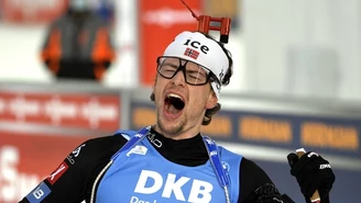 Biathlonowy mistrz z nowym karabinem