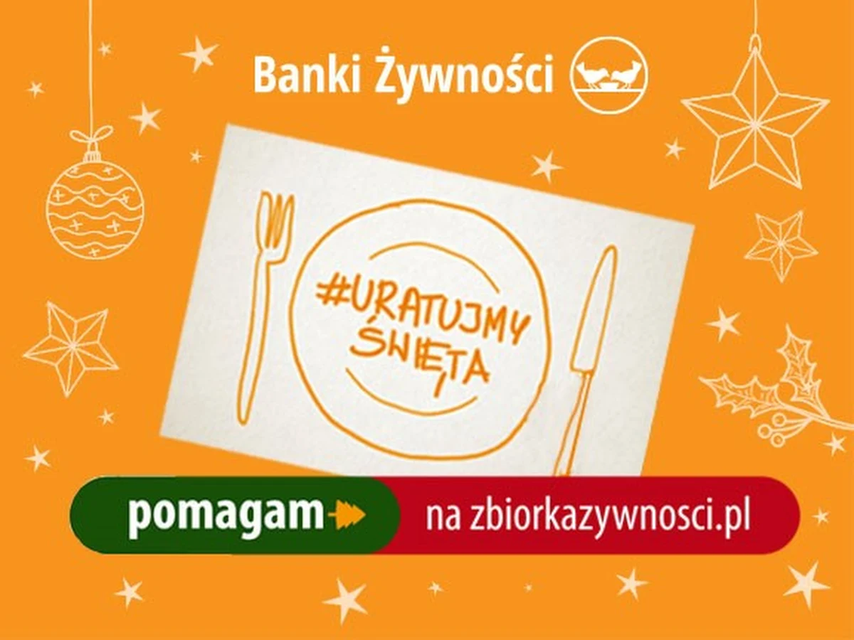 Uratujmy Święta! Zakończyła się 24. Świąteczna Zbiórka Żywności w sklepach w dniach 23 do 28 listopada. Do 20 grudnia przedłużono zbiórkę w wirtualnym sklepie Banków Żywności www.zbiorkazywnosci.pl.