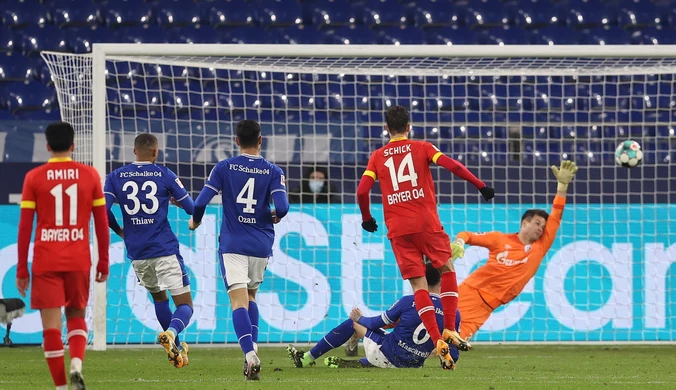 Schalke - Bayer Leverkusen 0-3 w meczu 10. kolejki Bundesligi