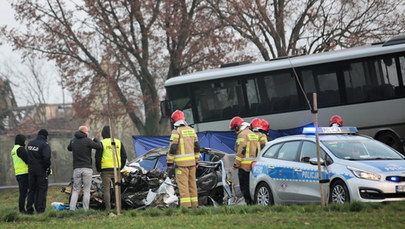 Wypadek w Sarbinowie. Jedna osoba nie żyje, 6 rannych