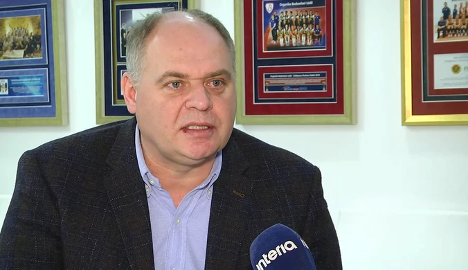 Prezes Polskiej Ligi Siatkówki dla Interii: To była moja spontaniczna decyzja. wideo