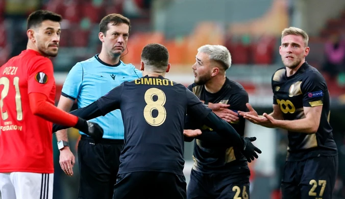 Standard Liege - Benfica Lizbona 2-2 w 6. kolejce Ligi Europy