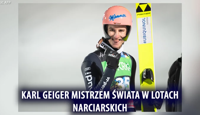 Skoki narciarskie - MŚ w lotach w Planicy. Karl Geiger mistrzem świata. Wideo
