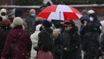 Kilkadziesiąt osób zatrzymanych na marszu emerytów w Mińsku